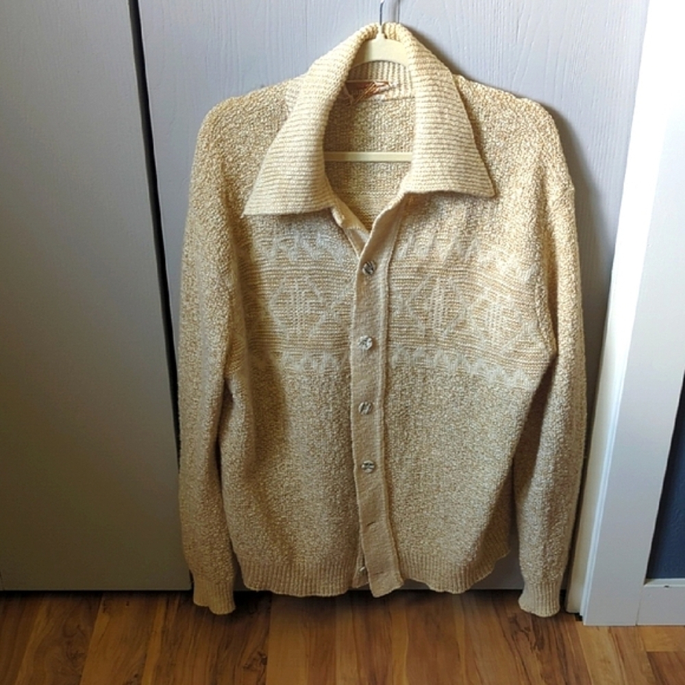 Vintage Jantzen Cream Knit Sweater
